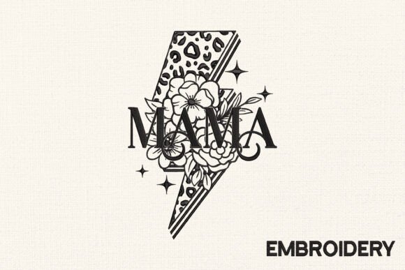 Download Floral Mama Embroidery Design - Mama embroidery design Collection