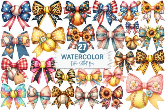 Download Retro Softball Bow Mama Design - Bow mama design Collection