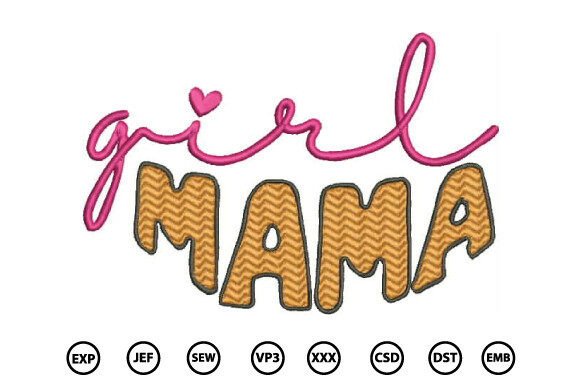 Download Mama Embroidery Design - Mama embroidery design Collection