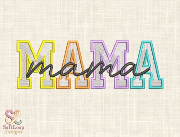 Download Mama Embroidery Design - Mama embroidery design Collection